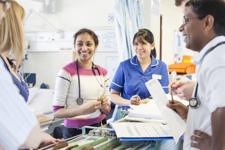 Hospital Staff Working