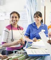 Hospital Staff Working