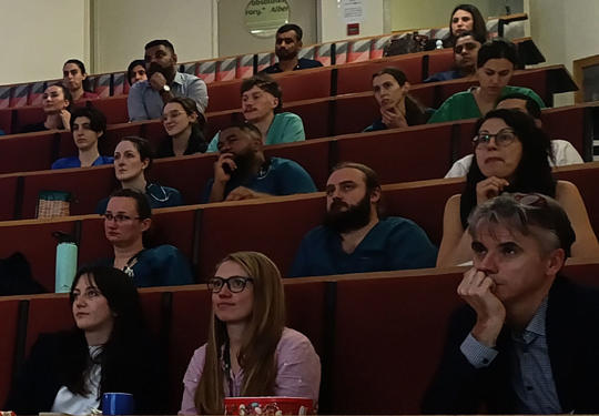 Audience At Wrexham Maelor Hospital Mumtaz Visit 25