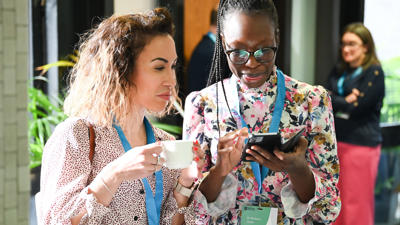 Attendees at a conference