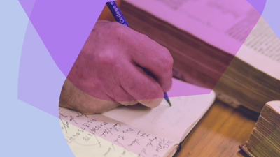 Hugh Rayner Writing To Patients